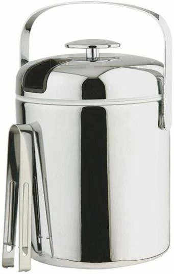 APS Chromed Ice Bucket + Ice Tong 3 APS Chromed Ice Bucket + Ice Tong