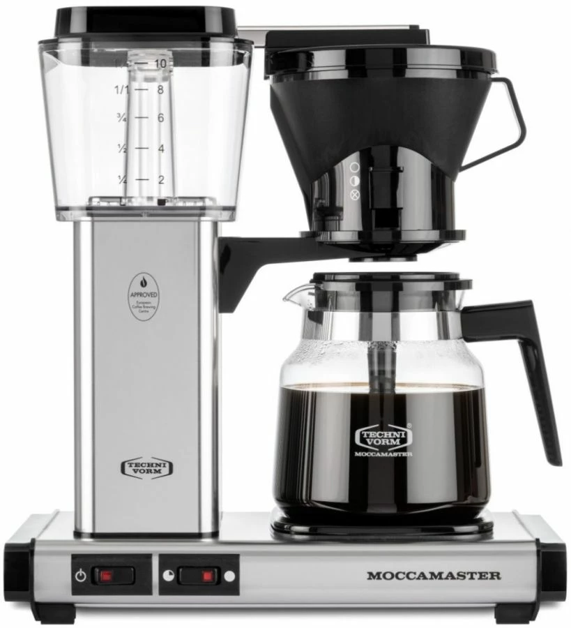 Moccamaster Manual S Coffee Maker 1.25 L, Polished Silver 3 Moccamaster Manual S Coffee Maker 1.25 L, Polished Silver