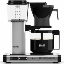 Moccamaster Automatic S Coffee Maker 1.25 L, Polished Silver