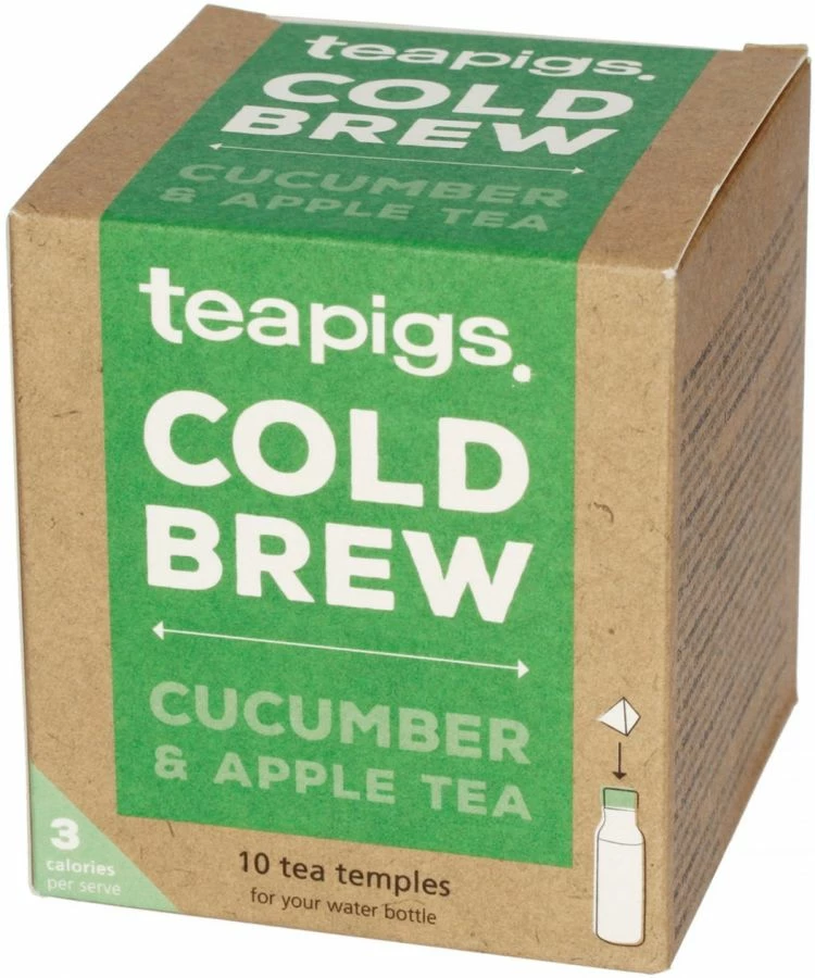 Teapigs Cold Brew Cucumber & Apple, 10 Tea Bags 3 Teapigs Cold Brew Cucumber & Apple, 10 Tea Bags