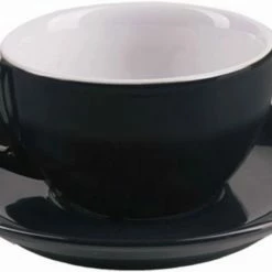 Ipa Industria Porcellane IPA Milano Latte Cup 285 Ml, Black & White