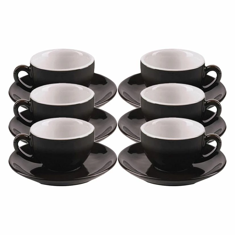 Ipa Industria Porcellane IPA Milano Latte Cup 285 Ml, Black & White 3 Ipa Industria Porcellane IPA Milano Latte Cup 285 Ml, Black & White