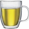 Bodum Bistro Double Walled Glass Mug, 2 Pcs -Coffee Grinders Store 1577