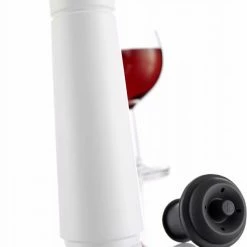 Vacu Vin Wine Saver With Stopper, White