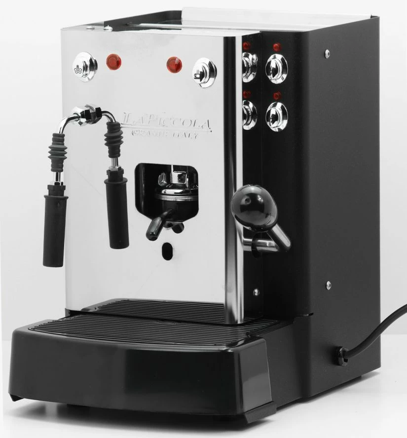 La Piccola Sara Vapore Stainless Steel E.S.E. Pod Coffee Machine 3 La Piccola Sara Vapore Stainless Steel E.S.E. Pod Coffee Machine