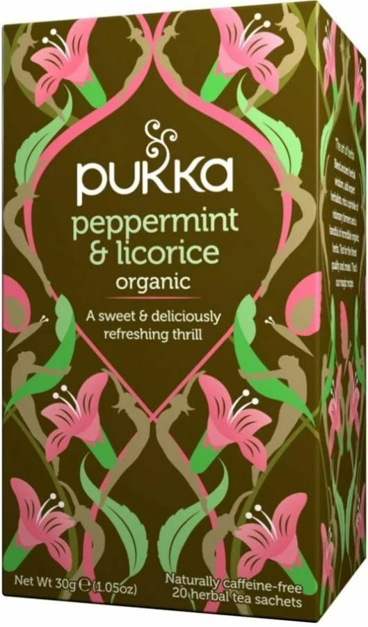 Pukka Organic Peppermint & Licorice 20 Tea Bags 3 Pukka Organic Peppermint & Licorice 20 Tea Bags