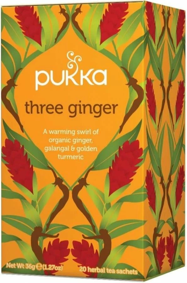 Pukka Organic Three Ginger 20 Tea Bags 3 Pukka Organic Three Ginger 20 Tea Bags