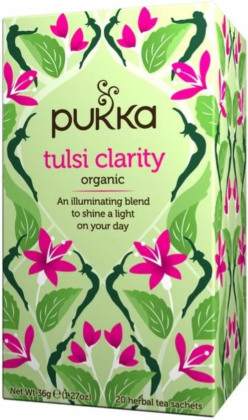 Pukka Organic Tulsi Clarity 20 Tea Bags 3 Pukka Organic Tulsi Clarity 20 Tea Bags