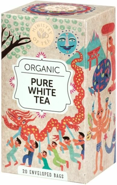 Ministry Of Tea Organic Pure White Tea 20 Tea Bags 3 Ministry Of Tea Organic Pure White Tea 20 Tea Bags