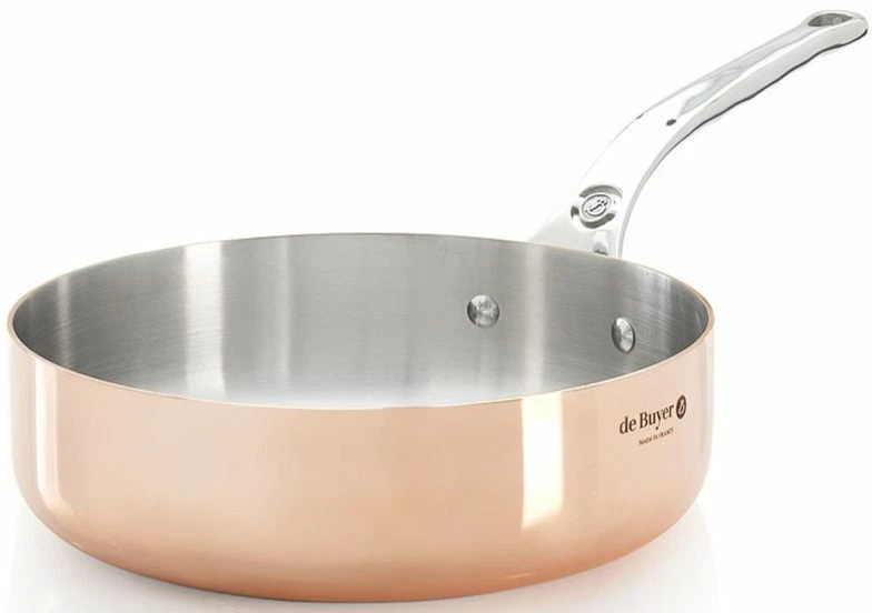 De Buyer Prima Matera Copper Sauté Pan Induction 3 De Buyer Prima Matera Copper Sauté Pan Induction