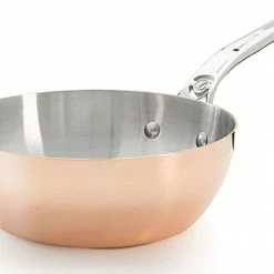 De Buyer Prima Matera Conical Copper Sauté Pan Induction