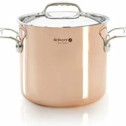 De Buyer Prima Matera Copper Stockpot 5.7 L Induction 20 Cm