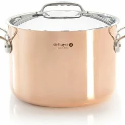 De Buyer Prima Matera High 7.5 L Copper Stewpan 24 Cm