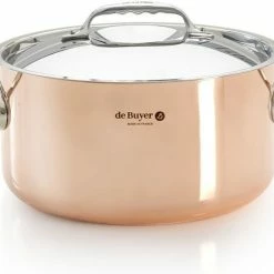 De Buyer Prima Matera Copper Stewpan Induction
