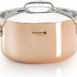 De Buyer Prima Matera Copper Stewpan Induction