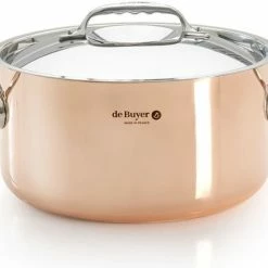 De Buyer Prima Matera Copper Stewpan Induction