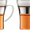 Bodum Assam Glass With Steel Handle 350 Ml, 2 Pcs -Coffee Grinders Store 9951 495991565071a599f5c1991ca607aee1