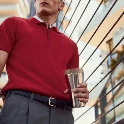 Alessi GIA24 Caffa Double Walled Travel Mug 400 Ml -Coffee Grinders Store alessi gia24 travel mug 3317