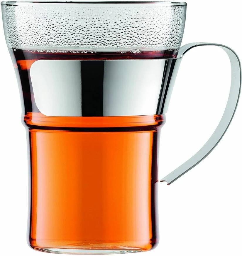 Bodum Assam Glass With Steel Handle 350 Ml, 2 Pcs 4 Bodum Assam Glass With Steel Handle 350 Ml, 2 Pcs - Image 2
