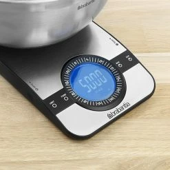 Brabantia Kitchen Scale With Timer -Coffee Grinders Store brabantia kitchen scale matt steel 479