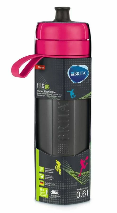 Brita Fill & Go Active Water Filter Bottle 600 Ml 5 Brita Fill & Go Active Water Filter Bottle 600 Ml - Image 3