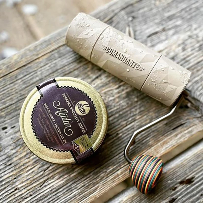 Comandante X25 Trailmaster Hand Coffee Grinder, Dune 4 Comandante X25 Trailmaster Hand Coffee Grinder, Dune - Image 2