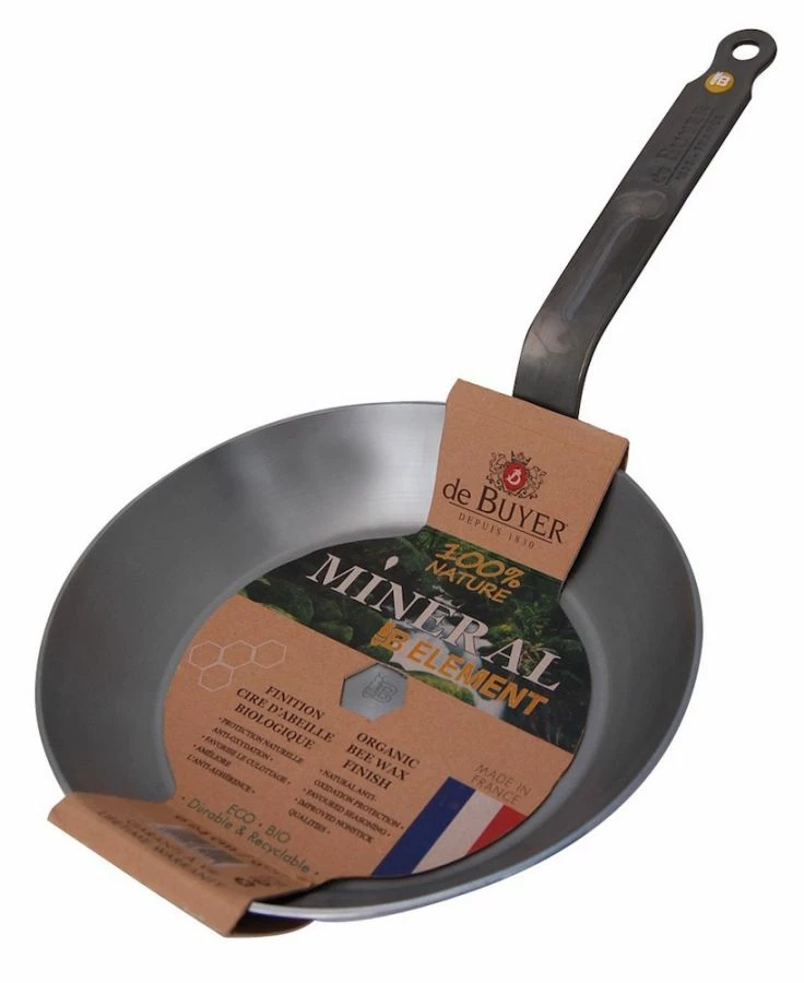 De Buyer Mineral B Element Carbon Steel Frying Pan 5 De Buyer Mineral B Element Carbon Steel Frying Pan - Image 3