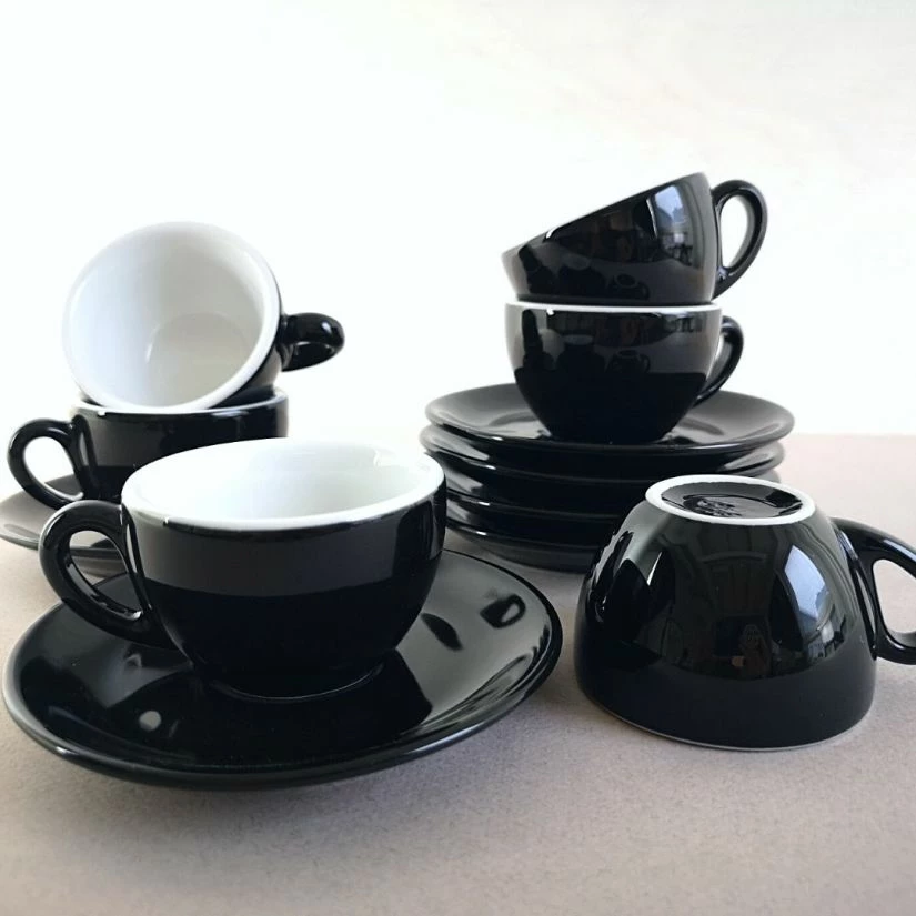 Ipa Industria Porcellane IPA Milano Espresso Cup 60 Ml, Black & White 4 Ipa Industria Porcellane IPA Milano Espresso Cup 60 Ml, Black & White - Image 2