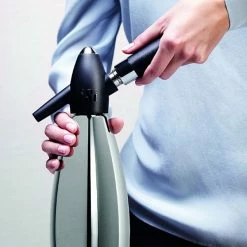 ISi Soda Siphon Stainless Steel 1 L 12 ISi Soda Siphon Stainless Steel 1 L -Coffee Grinders Store isi stainless steel soda siphon 923