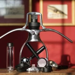 ROK EspressoGC Manual Espresso Machine, Explorer Edition Bundle -Coffee Grinders Store rok espresso explorer edition 7898