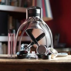 ROK EspressoGC Manual Espresso Machine, Explorer Edition Bundle -Coffee Grinders Store rok espresso explorer edition 7899