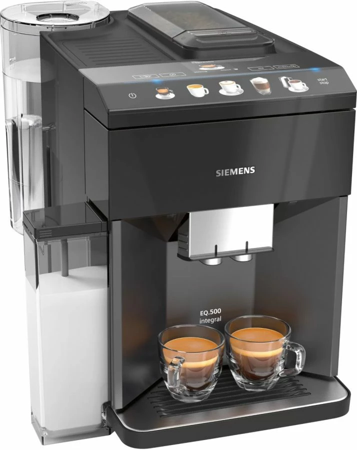 Siemens EQ.500 Integral Fully Automatic Coffee Machine, Sapphire Black Metallic 4 Siemens EQ.500 Integral Fully Automatic Coffee Machine, Sapphire Black Metallic - Image 2