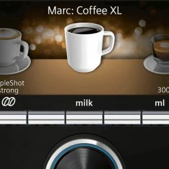 Siemens EQ.9 Plus Connect S700 Fully Automatic Coffee Machine, Black -Coffee Grinders Store siemens eq9 plus connect s700 7395