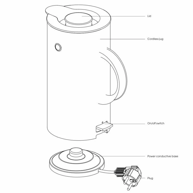 Stelton EM77 Electric Kettle 1.5 L 4 Stelton EM77 Electric Kettle 1.5 L - Image 2
